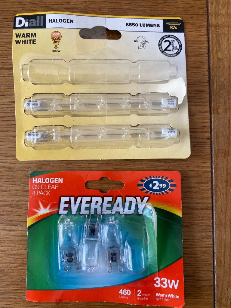 New Halogen Light Bulbs 
