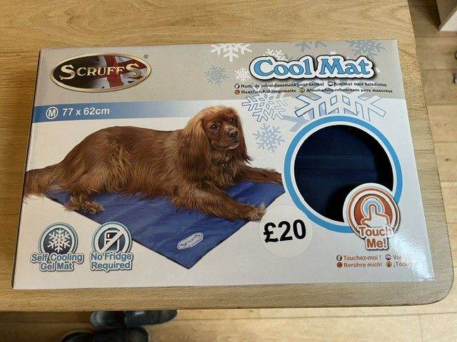 COOLMAT BY SCRUFFS 77 X 65CM  MEDIUM BLUE