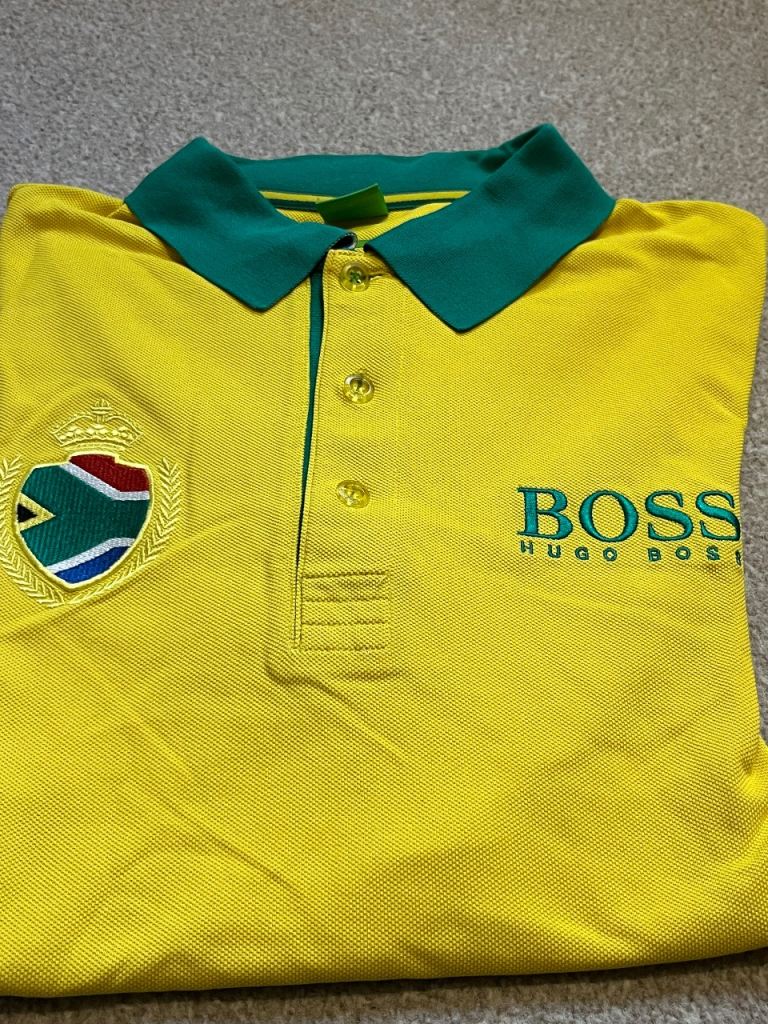 Men’s Large Hugo Boss South Africa Polo Shirt