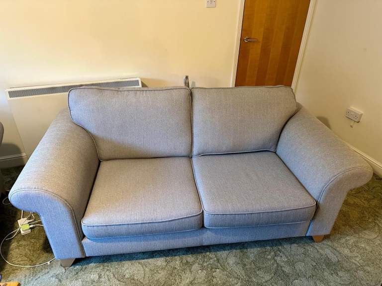 Grey DFS 2 seater sofa and armchair excellent condition 16 months old