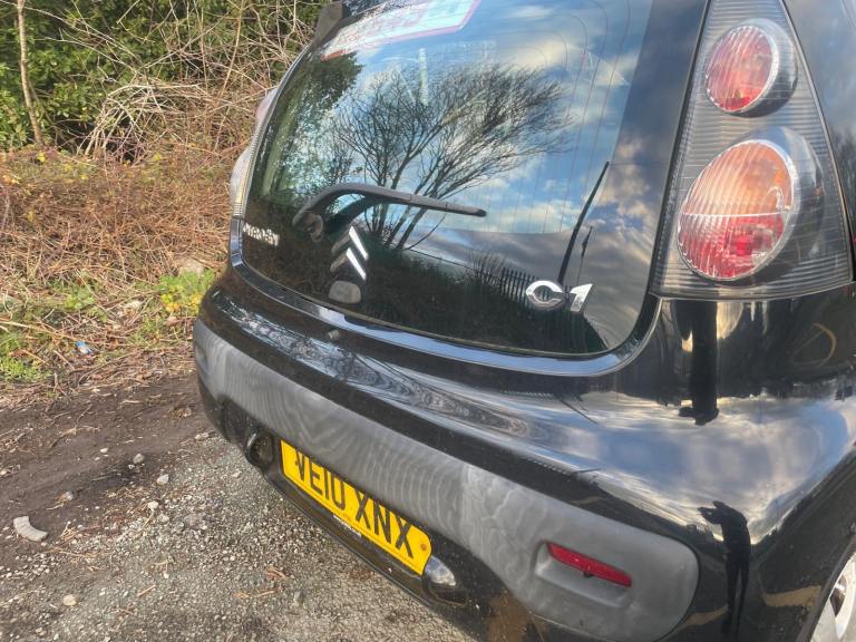CITROEN C1 1.0 VTR+ 10 REG BLACK 5 DOOR 60063 MILES MOT JUNE 25TH 2026 TAX £20 LOW INSURANCE 60+MPG 
