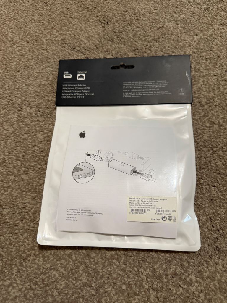 Apple Usb Ethernet Adapter