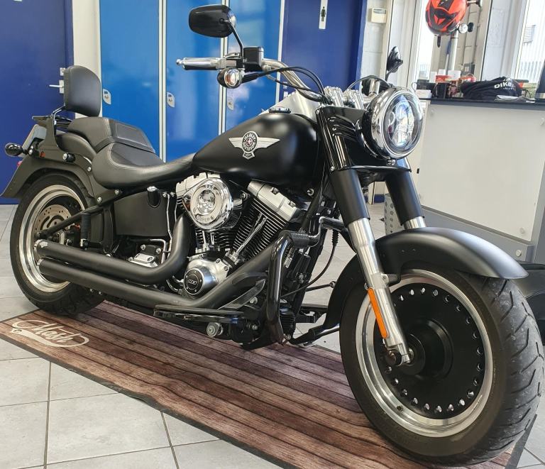 Harley-Davidson Fat Boy Lo FLSTFB 2014 ABS 17k Stage 1 Cruiser Fatboy