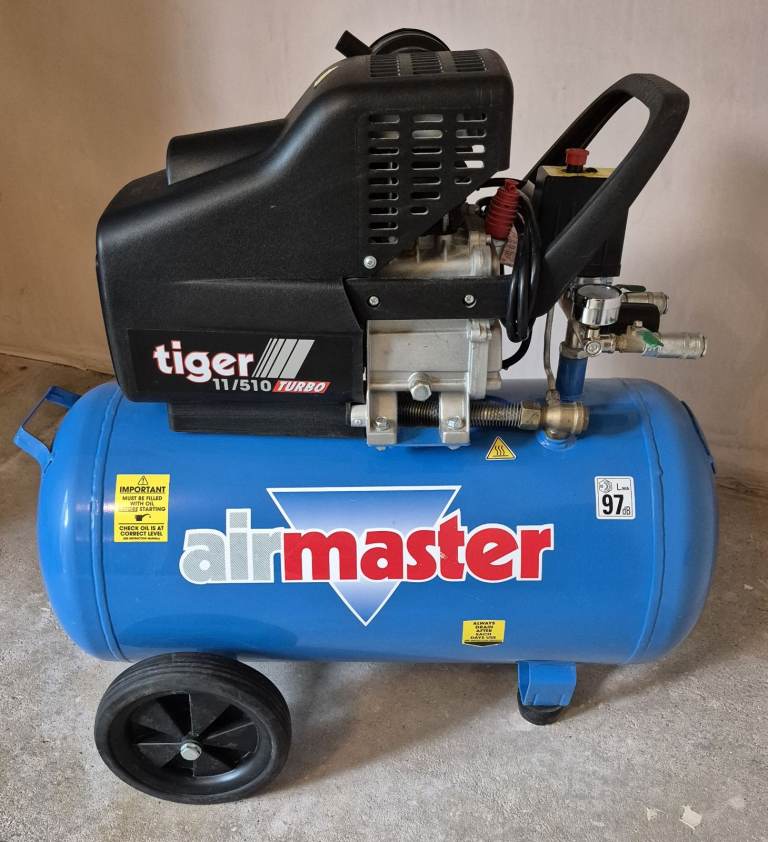Machine Mart Tiger 11/510 Air Compressor 50L – Perfect Working Order