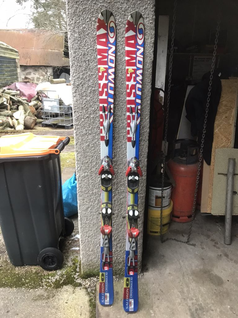 image for Salomon skis and poles