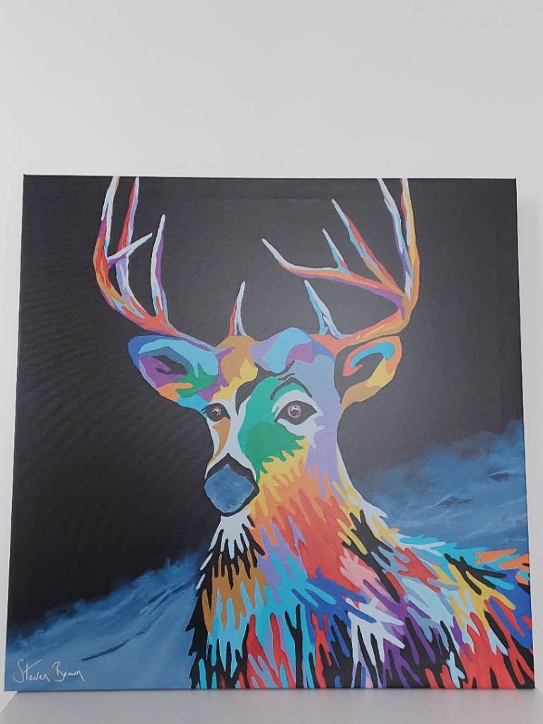 Steven Brown canvases x 2