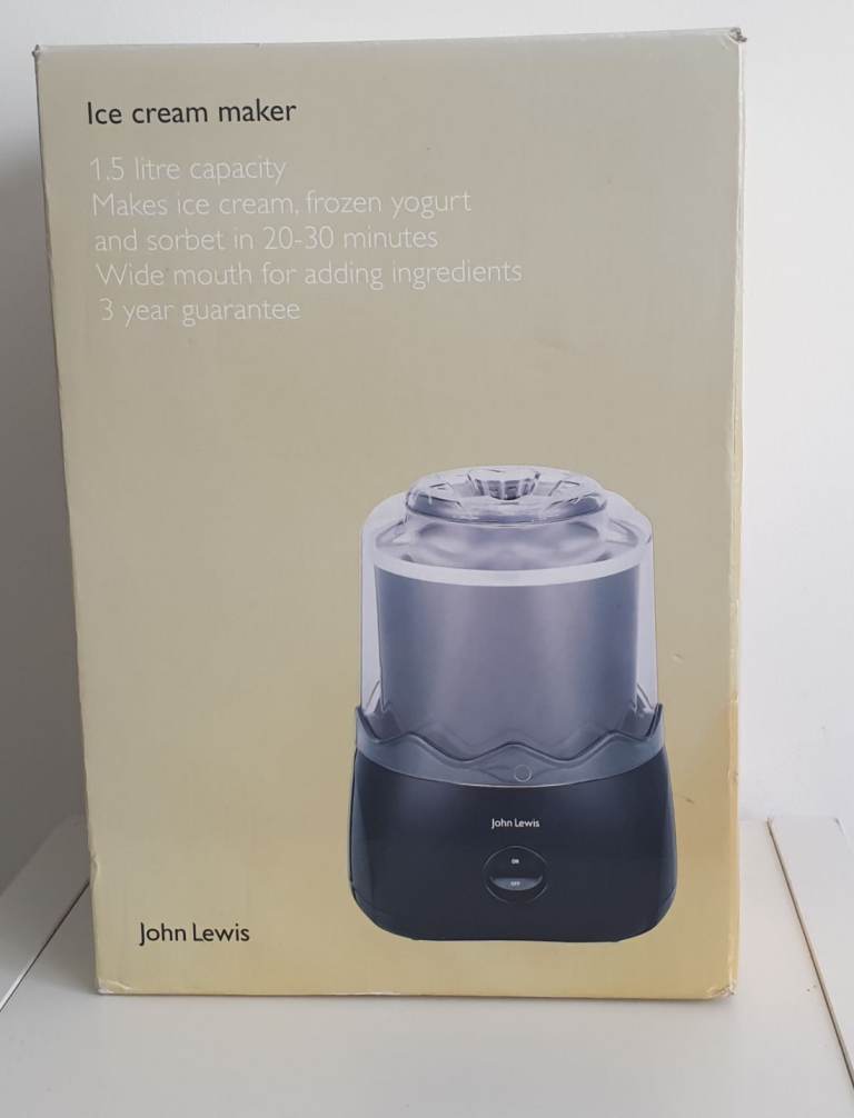 John Lewis Ice-cream Maker 1.5 litre