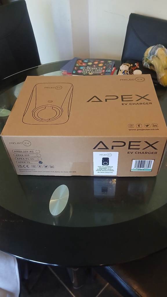 Apex ev car charging point.