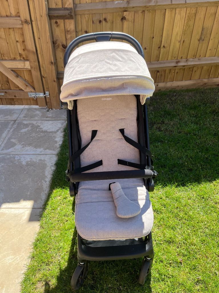Puggle Pushchair/Stroller - beige, Good Condition