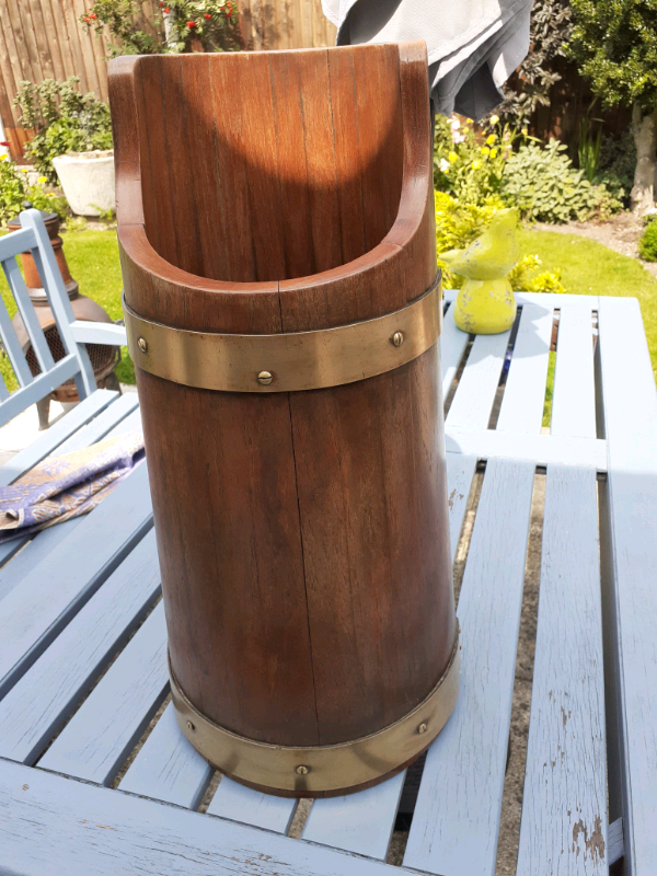 Antique    Old coopered umbrella stand