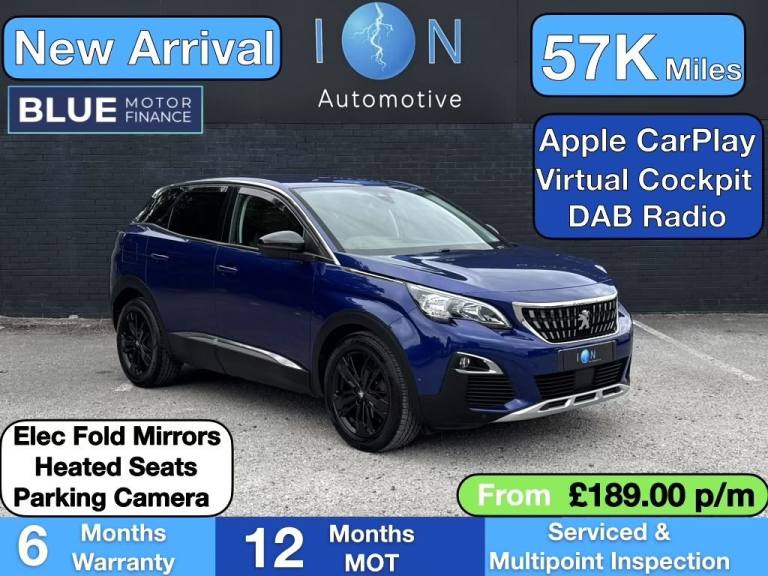 2017 Peugeot 3008 1.6 BlueHDi 120 Allure 5dr HATCHBACK DIESEL Manual