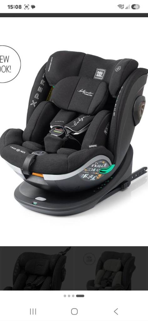 Babyauto Xperta Car Seat – Black, Good Condition