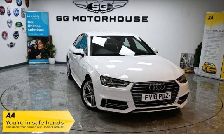 2018 Audi A4 2.0 TFSI S line Saloon 4dr Petrol S Tronic Euro 6 (s/s) (190 ps) Saloon Petrol Autom...