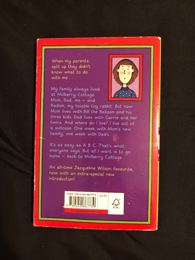 Jacqueline Wilson The Suitcase Kid Book – Good Condition