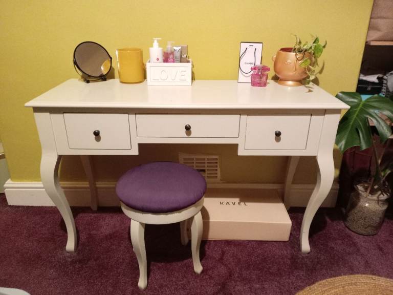 Classic Laura Ashley dressing table and stool