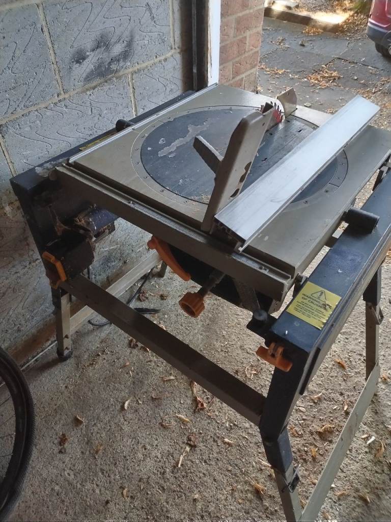 Table saw chop saw flip over heavy duty good condition good working order 
