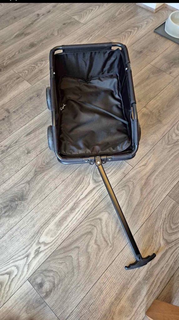 Pull along pet trolley