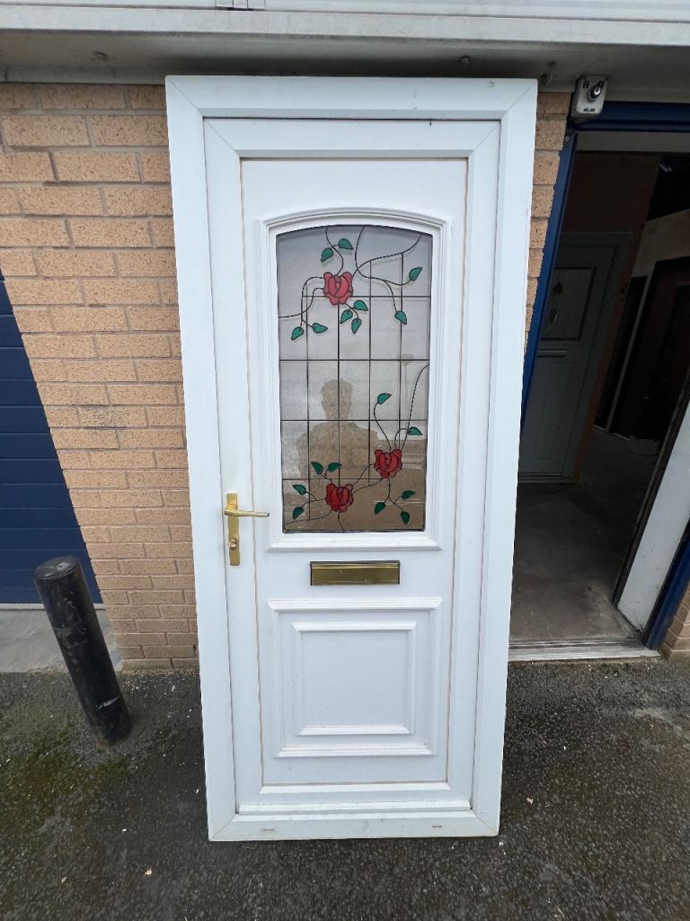 Used upvc pvc door