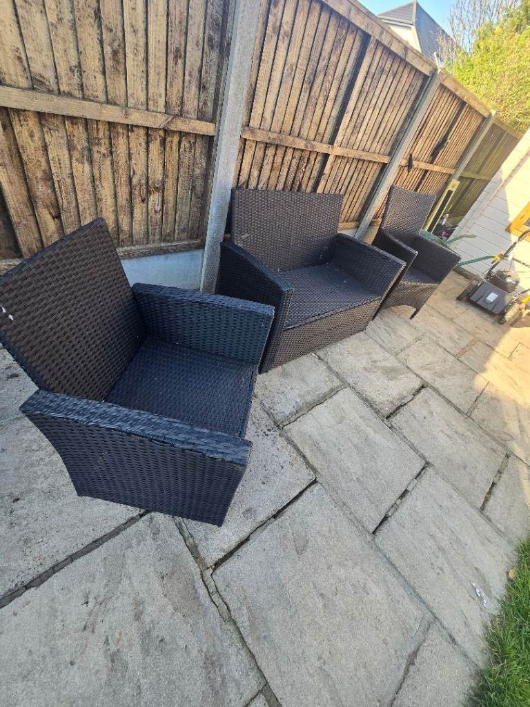 Garden sofa and chairs 