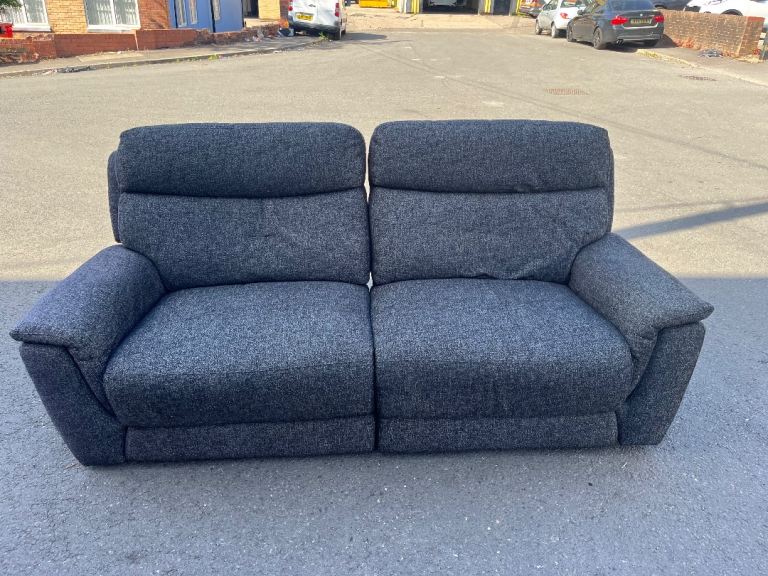 Dark Grey 3 Seater Recliner - Delivery Available 