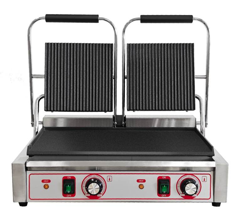 Stainless Steel Commercial Double Model 814B Electric Toaster Grill Heavy Duty