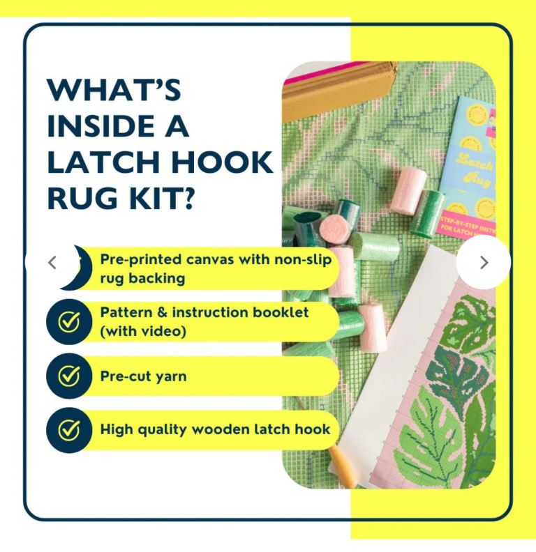 Latch Hook Rug Kit - Crafts Collective 