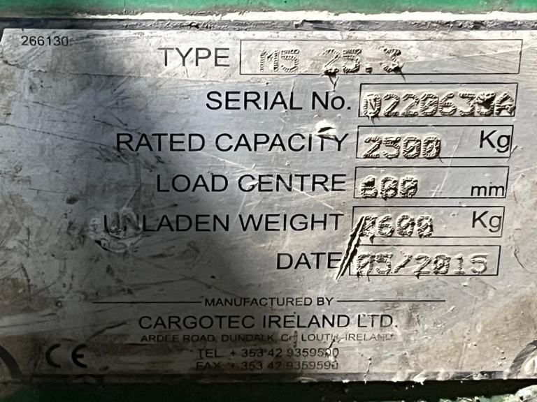 2015 MOFFETT M5 25.3 