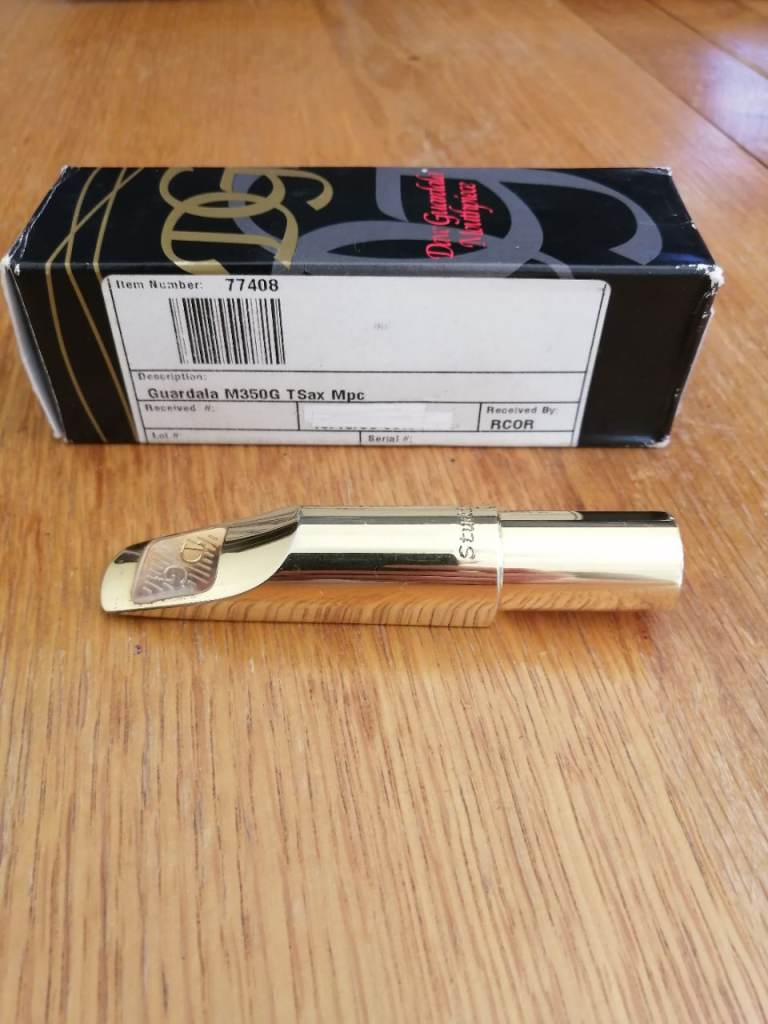 Dave Guardala Gold plated Studio Tenor saxophone mouthpiece lazer trimmed usa