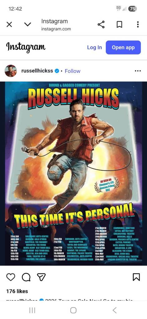 Russell Hicks Ticket