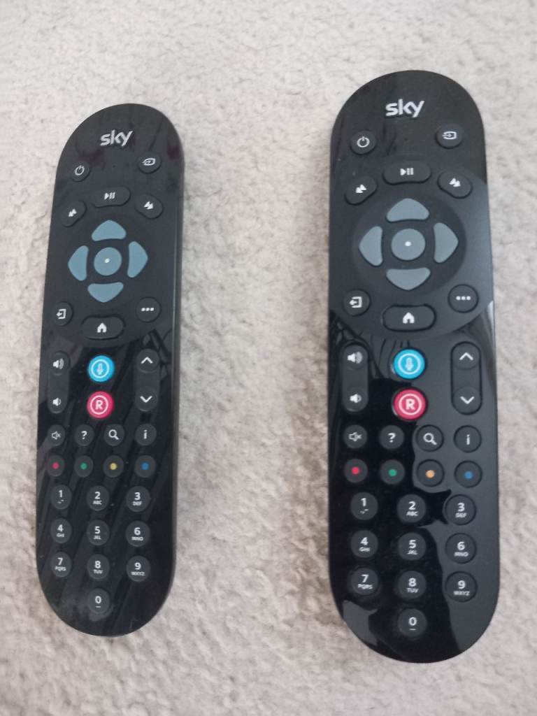 Sky TV Remote Controls x2 – New Condition