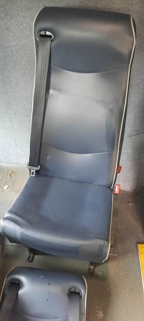 Van seats with seatbelts