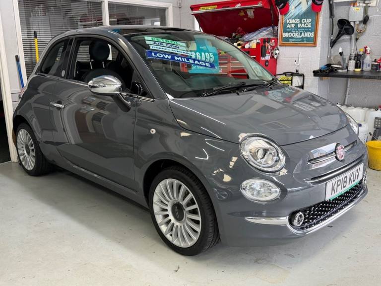2018 Fiat 500 1.2 Mirror Hatchback Tech House Grey Petrol Manual Euro 6 (s/s) (69 bhp) Hatchback ...