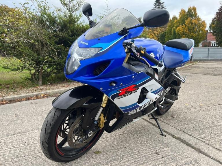 2005 05 SUZUKI GSXR 750 K5 GSXR750 BLUE  WHITE SPORTS SUPERSPORT NEW MOT