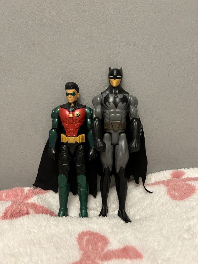 Robin and Batman figures 