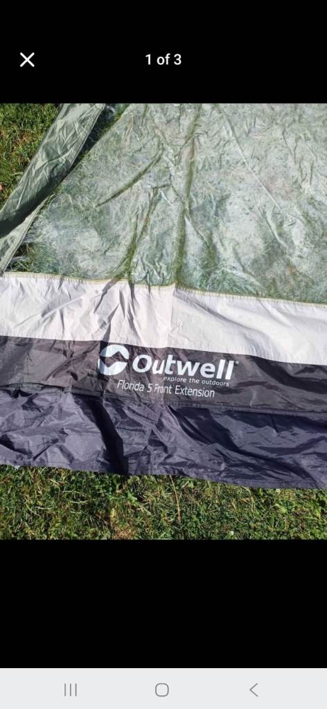 Free. Outwell Florida 5 front extension 
