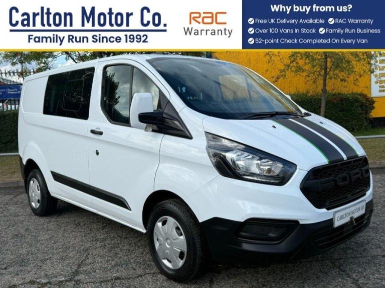 2020 Ford Transit Custom 2.0 300 EcoBlue Leader Crew Van Double Cab 5dr Diesel M