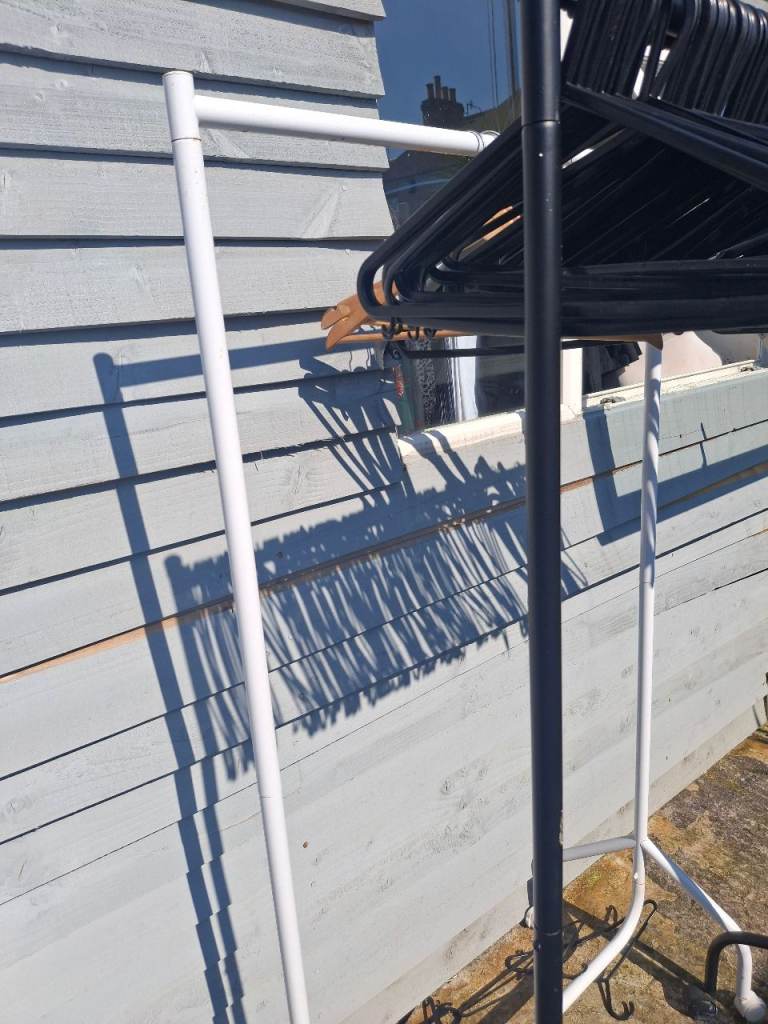 Clothes rails  x2 plus hangers