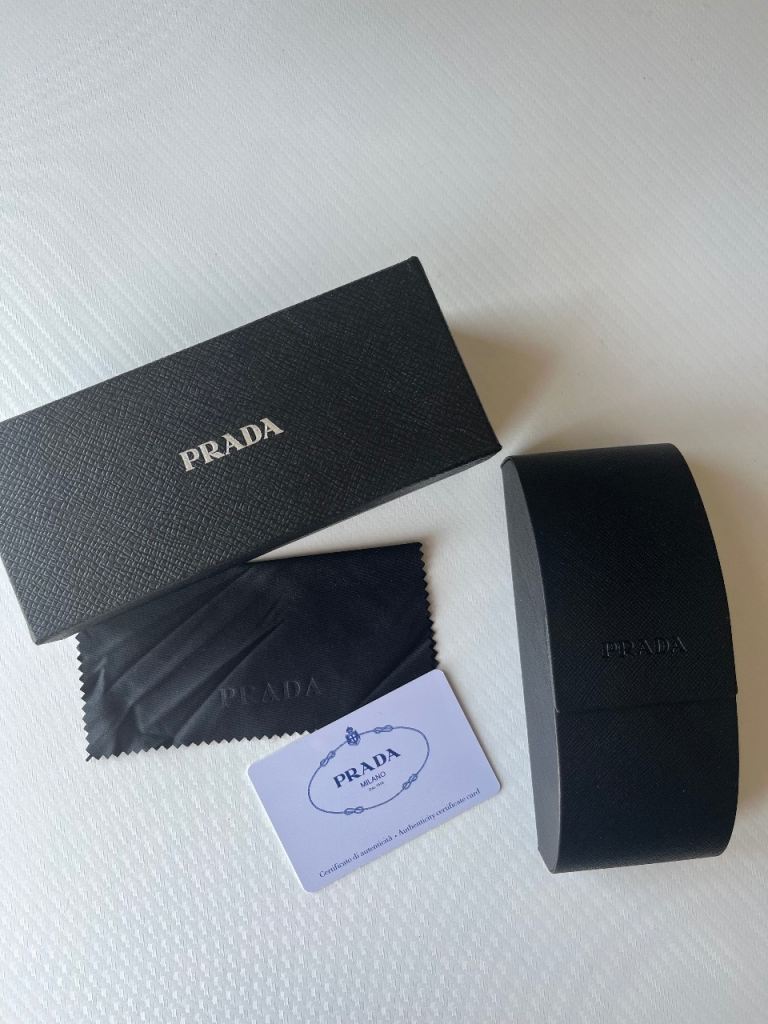 Prada Sunglasses with Case – Black, Excellent Condition