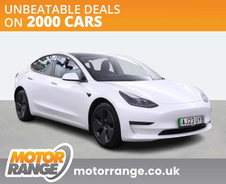2023 Tesla Model 3 Long Range RWD 4dr Auto Saloon ELECTRIC Automatic