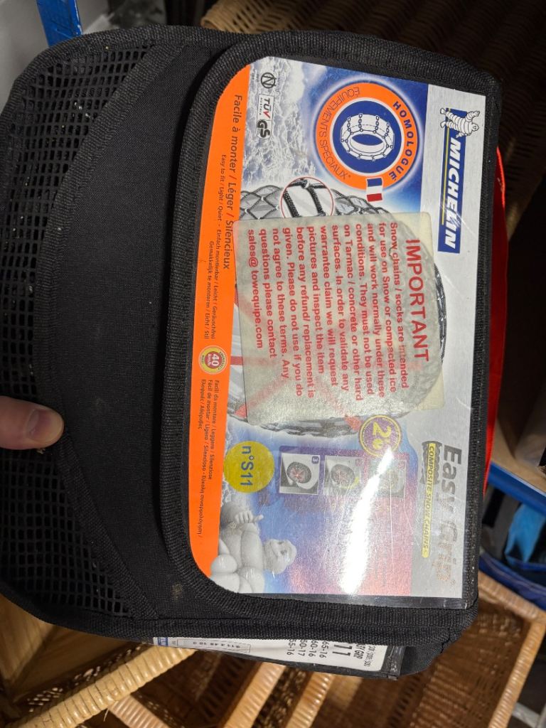 snow chains - popular Michelin brand