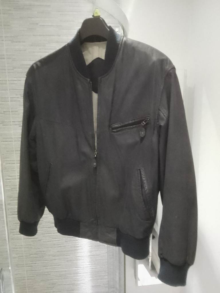 Leather Jacket + Dress Jacket + Shirt