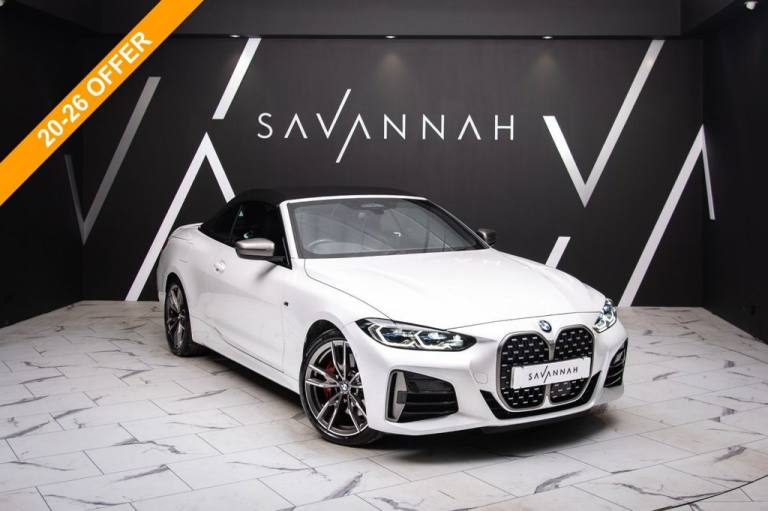 2021 BMW 4 Series 3.0 M440i MHT Convertible 2dr Petrol Hybrid Auto xDrive Euro 6 (s/s) (374 p Con...