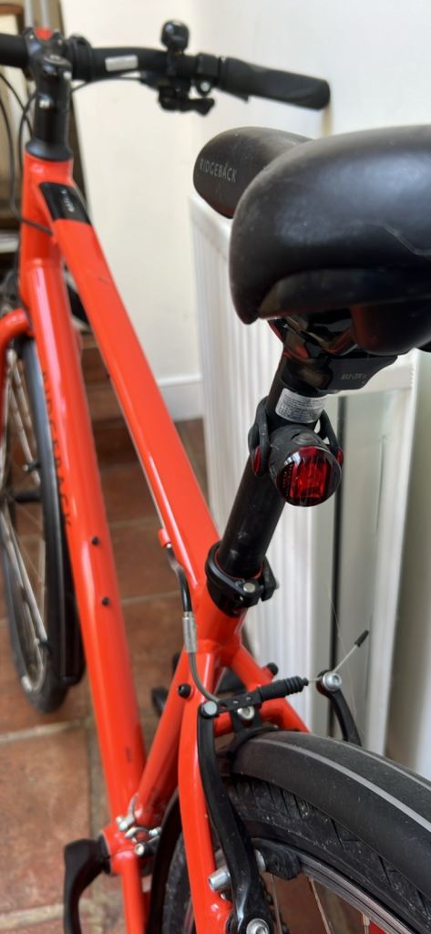 Ridgeback Hybrid Bike – orange/Red, Good Condition