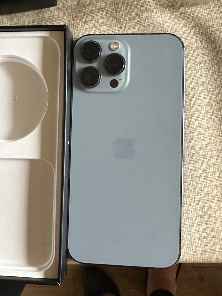 Apple iPhone 13 Pro Max – Sierra Blue, Good Condition