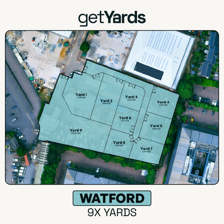 Watford Open Storage Yards to Rent - From 5,000 sq ft