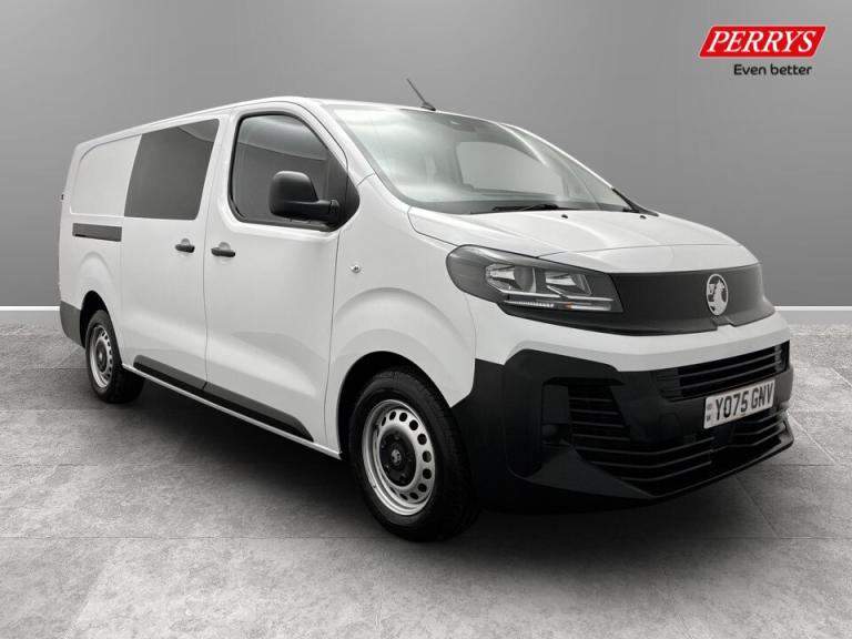 2026 Vauxhall Vivaro 2.0 Turbo D 145 Prime H1 Double Cab Crew Bus DIESEL Manual