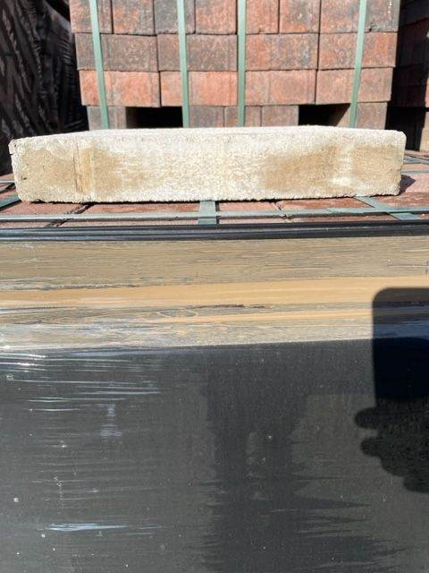 CHARCON ACADEMY TEXTURED LIGHT GREY CONCRETE SLABS - 400x400x65MM - ONLY £8 EACH