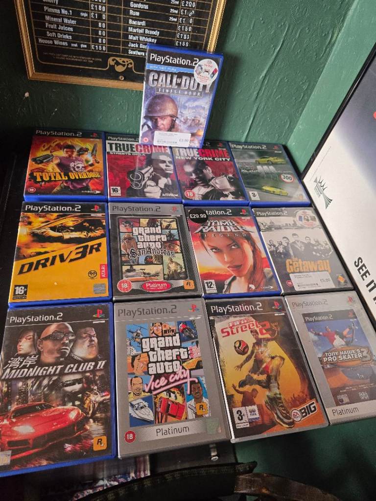 Sony PlayStation 2 Console with Games 