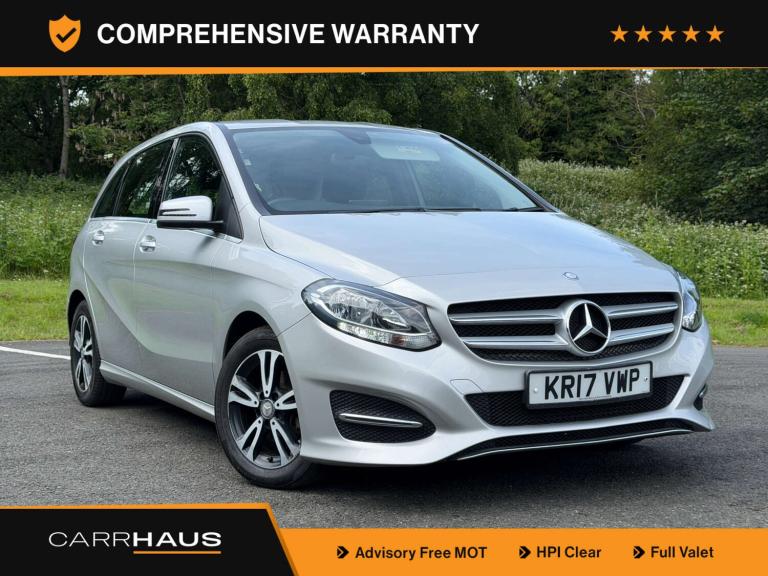 2017 Mercedes-Benz B Class 1.5 B 180 SE D Auto 5dr MPV Diesel Automatic