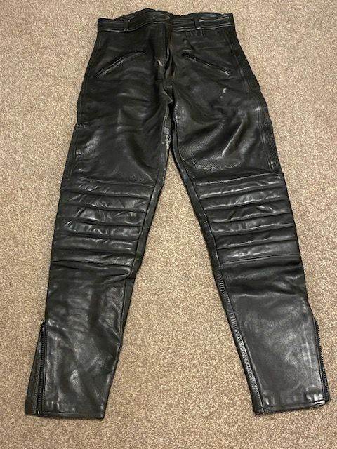 Leather Motorcycle Trousers 